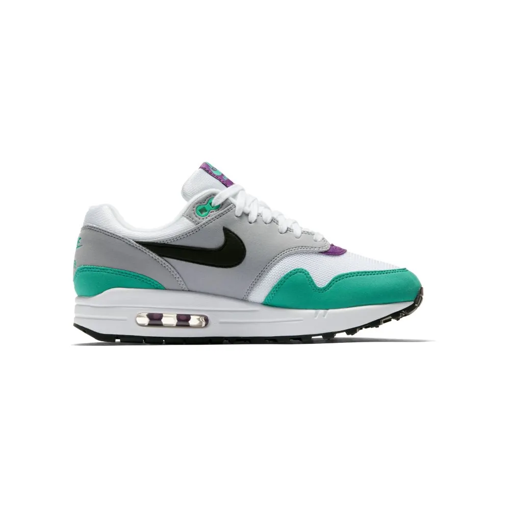 Nike Air Max 1 Clear Emerald (W) White/Black-Wolf Grey-Clear Emerald (319986-115)