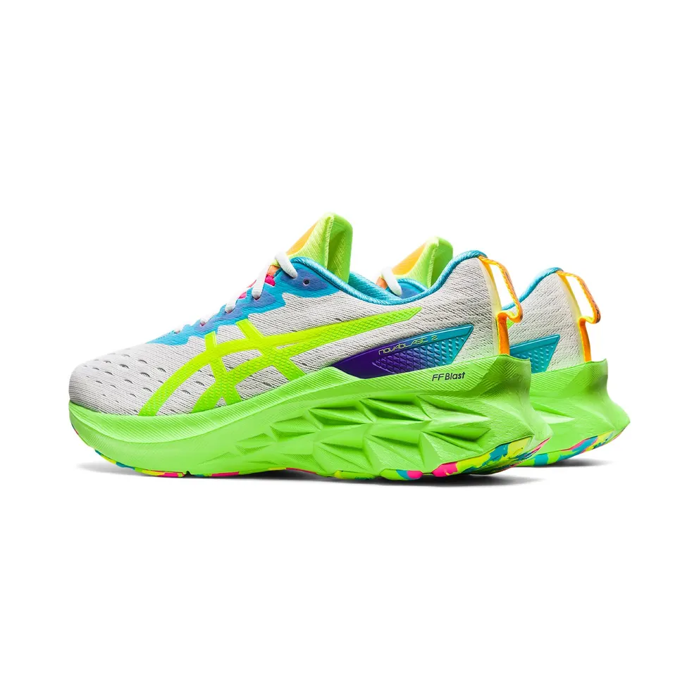 ASICS Novablast 2 White Safety Yellow (1011B418-100)