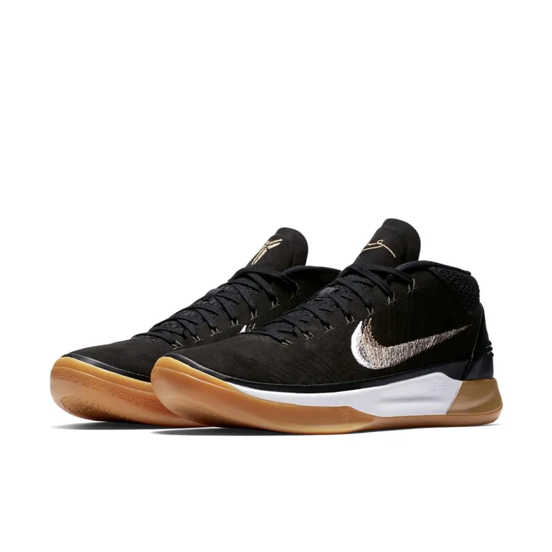 Nike Kobe A.D. Black White Gum Black/Metallic Gold-Anthracite-White (922482-009)