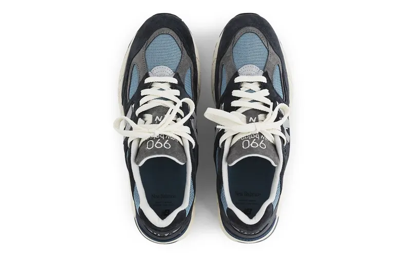 New Balance Navy 990V2 Sneakers – “Navy / Castlerock” (M990TB2)