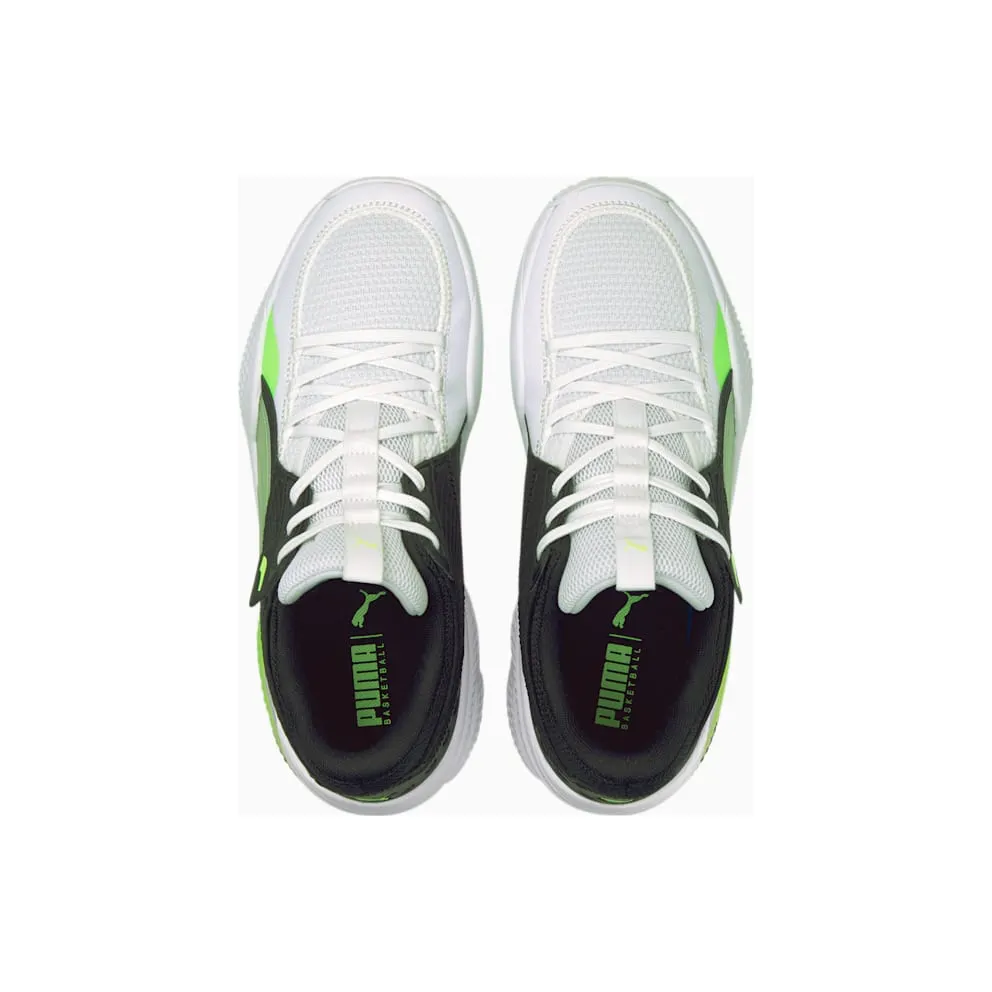 Puma Court Rider I Basketball Shoes White/Green (195634-07)