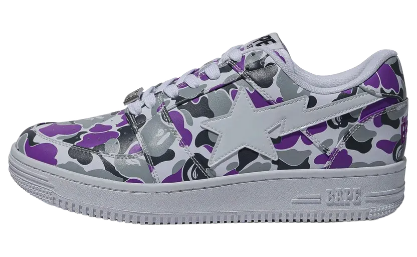 Bapesta Low “Purple Camo” (1G72191018)