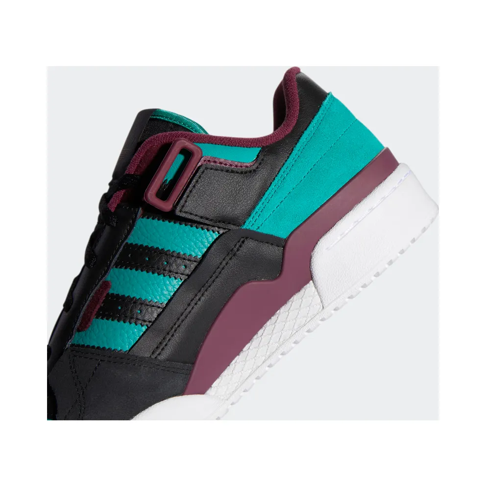 adidas Forum Exhibit Low Core Black / Victory Crimson / Glory Green (H01912)