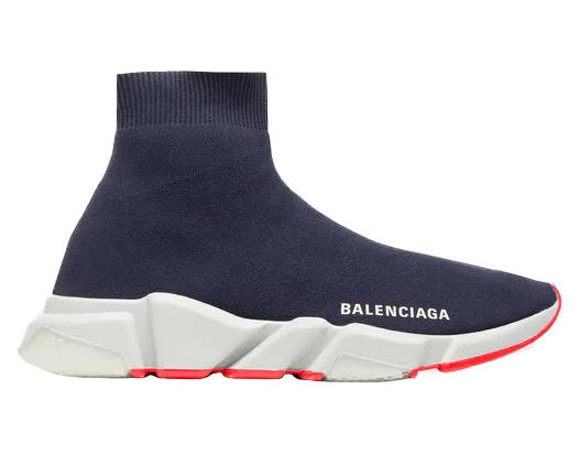Balenciaga Speed Trainer Navy Red