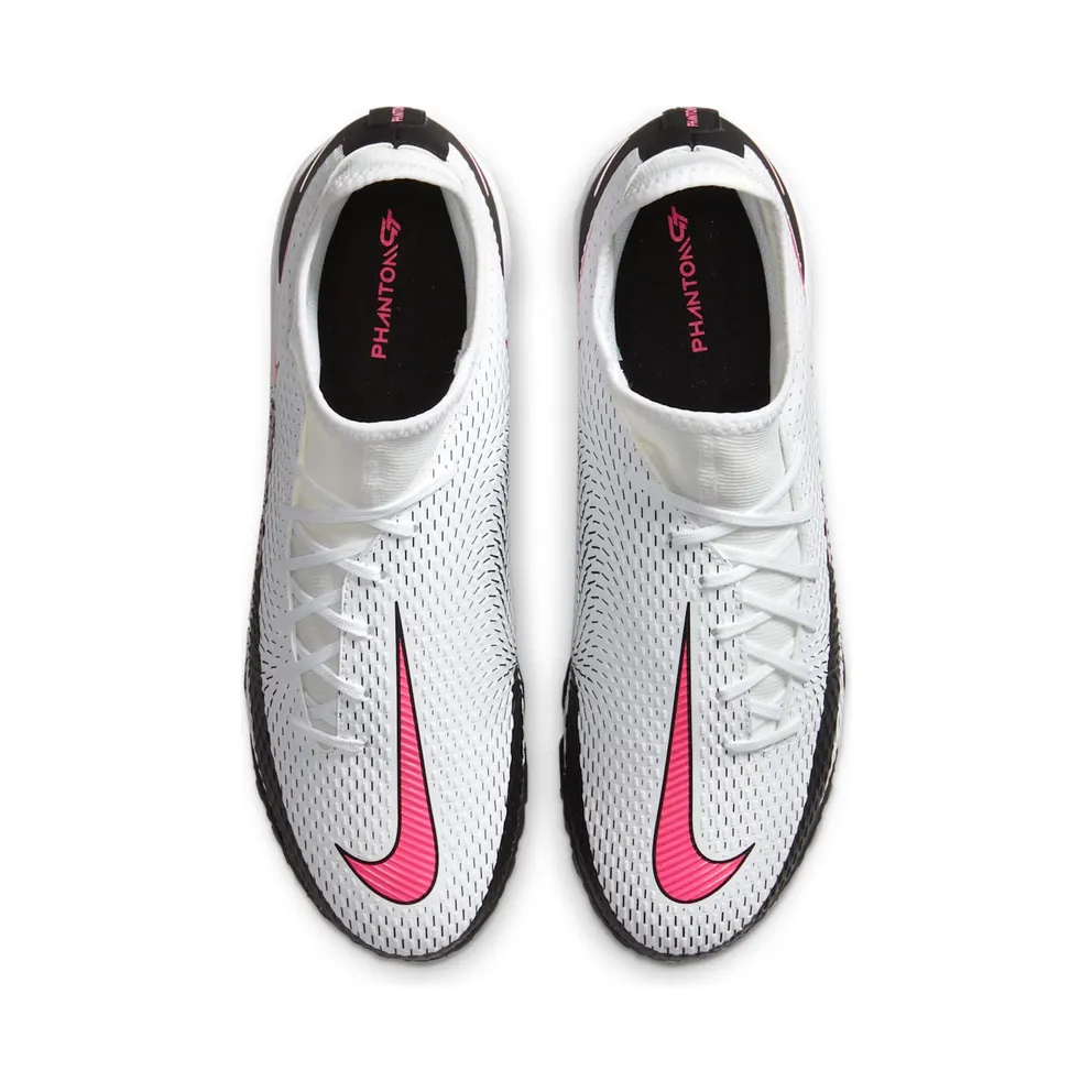 Nike Phantom GT Academy DF TF White Black Pink Blast White/Black-Pink Blast (CW6666-160)