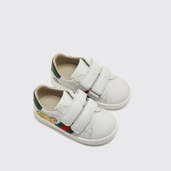 Gucci Ace Printed Leather Sneakers White (858455COWB09085)