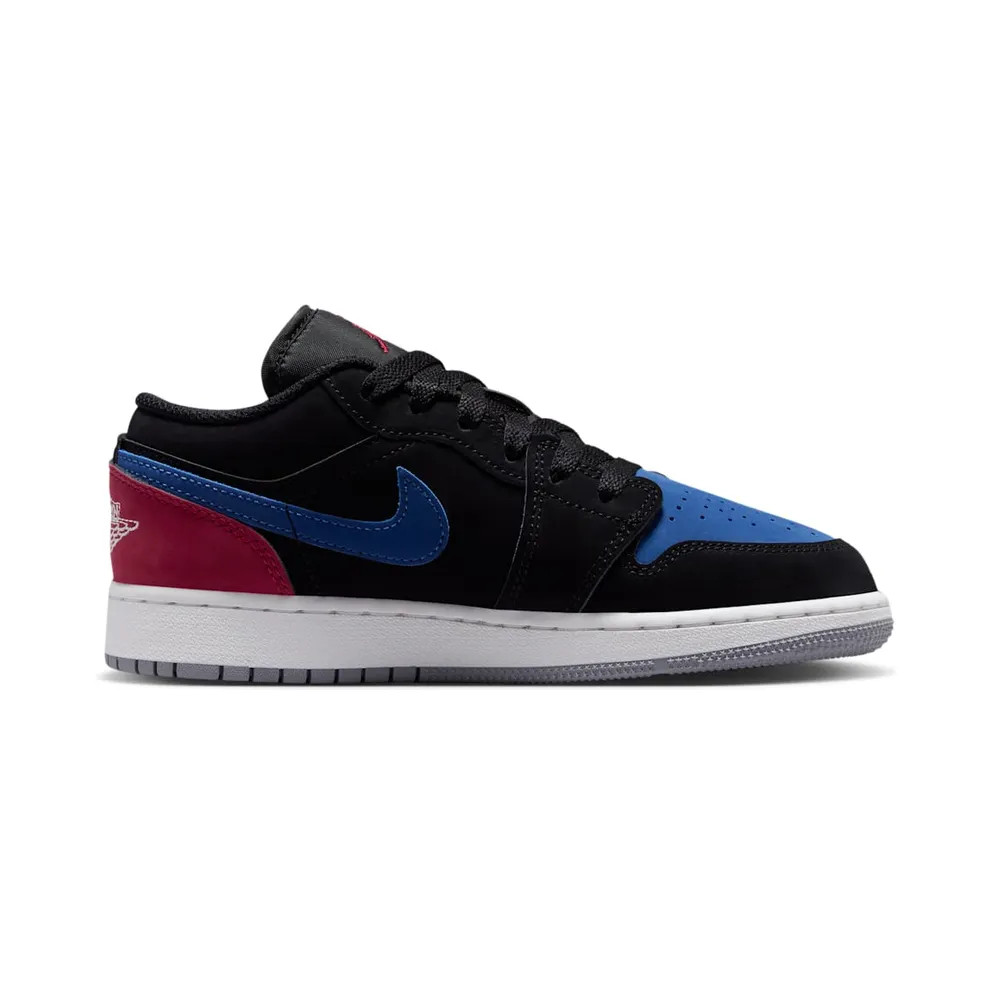 Jordan 1 Low Black True Blue Varsity Red (553560-049)