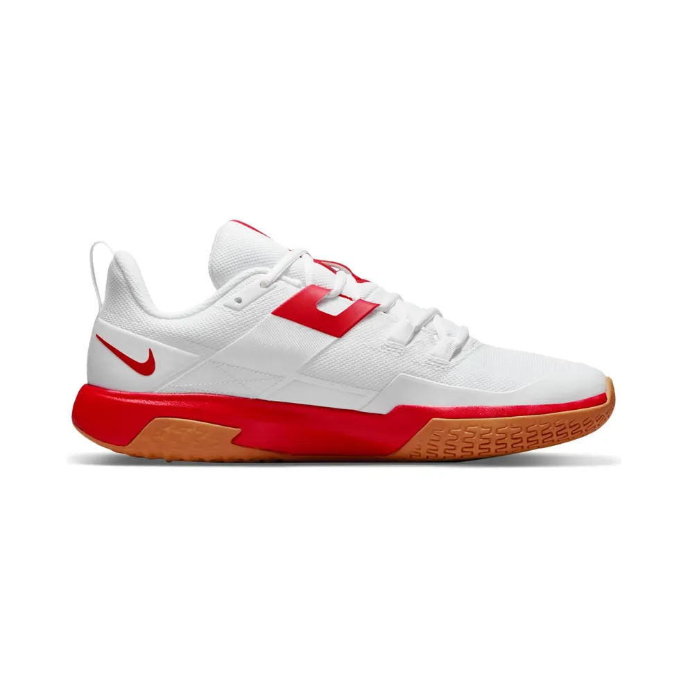 NikeCourt Vapor Lite Hardcourt “White / Wheat / University Red” (DC3432-188)