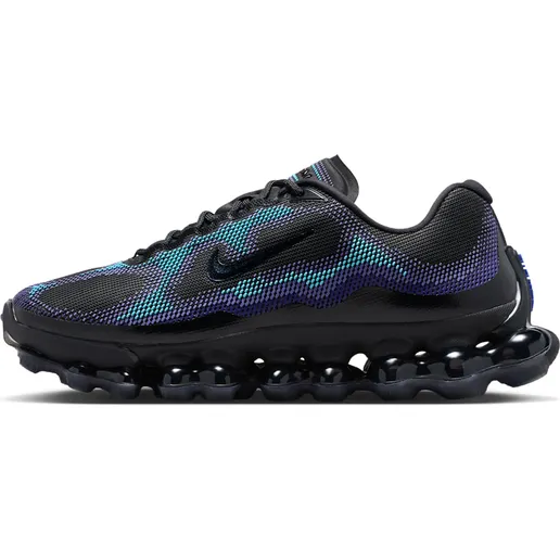 Nike Air Liquid Max “Radiant Blue” (IQ7634-004): blauw licht over zwart mesh