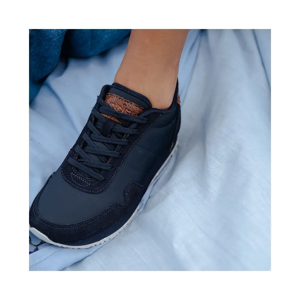 Woden Nora III Leather Dark Navy (WL166 009)