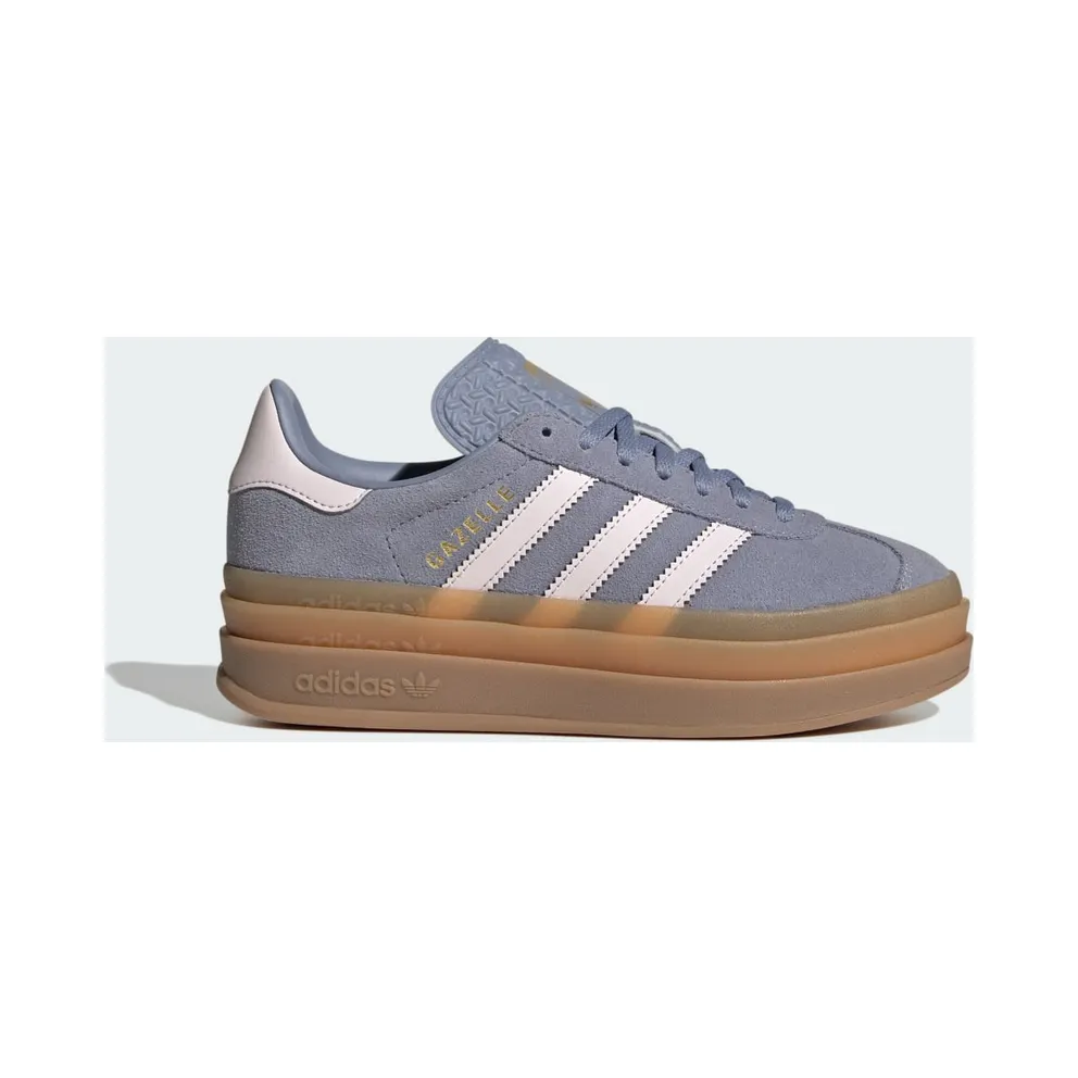 Adidas Gazelle Bold Kids Silver Violet / Almost Pink / Gum (JQ1297)