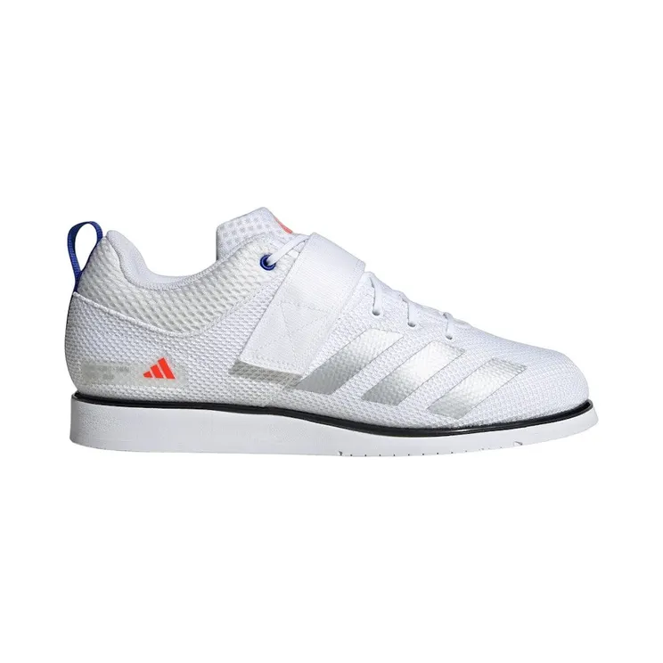 adidas Powerlift 5 Cloud White Silver Metallic Core Black (ID2474)
