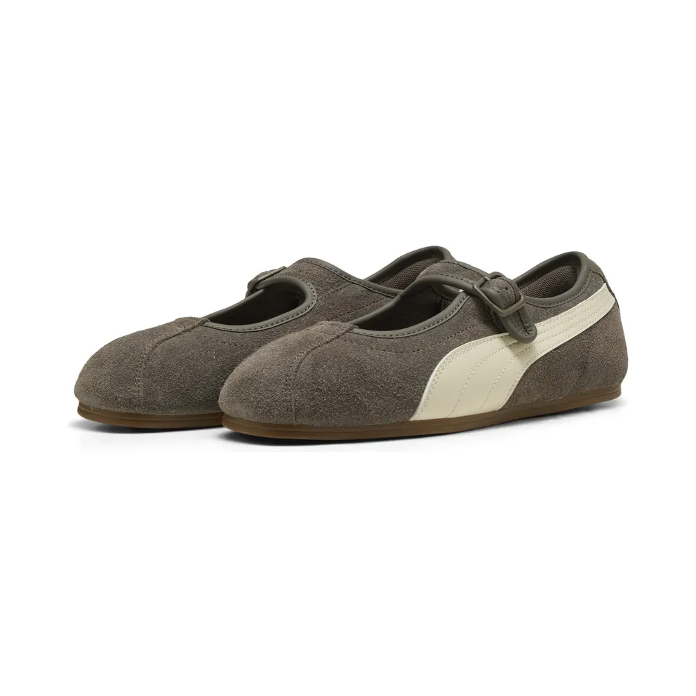 Puma Tacklette “Matte Bronze / Alpine Snow / Gum” (408550_03)