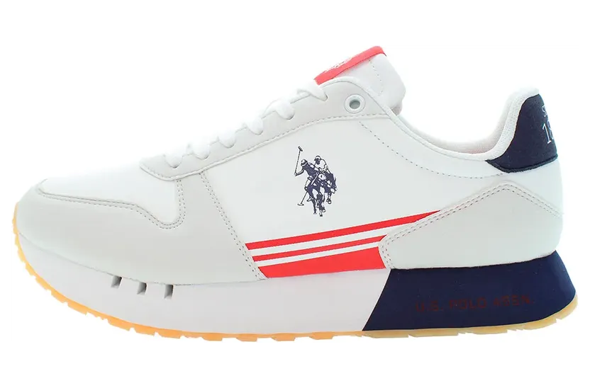 U.s. Polo Assn. sneaker White / Dark Blue (DENI001-WHI)
