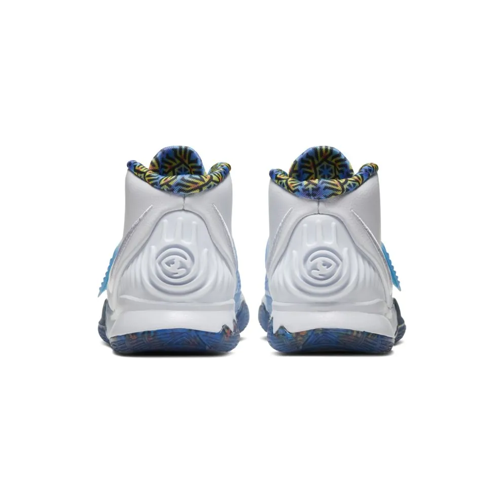 Nike Kyrie 6 White Sapphire Crimson (GS) White/White-Sapphire-Laser Crimson (BQ5599-146)