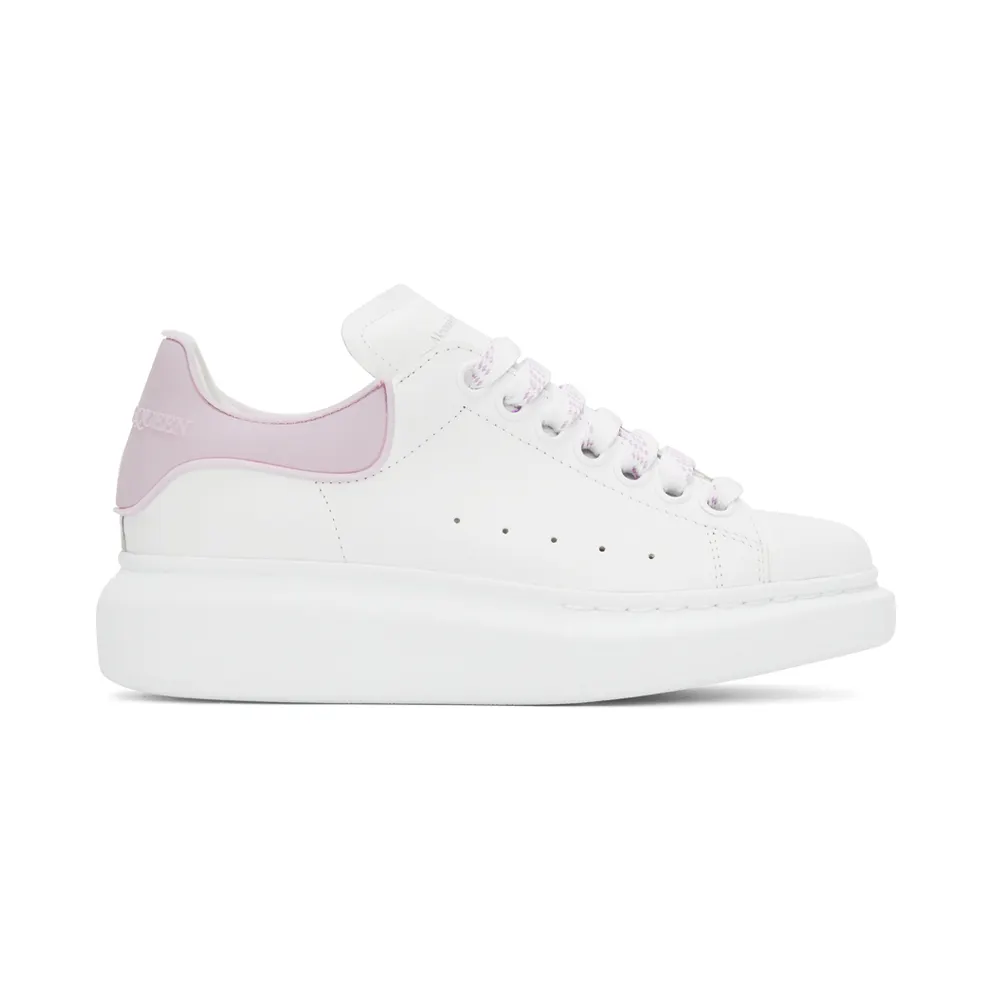 Alexander McQueen White and Black Oversized Sneakers (621056WHXMT)