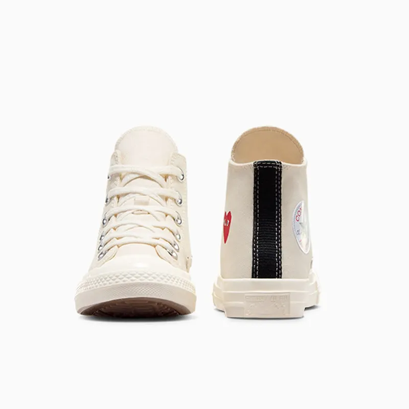 Converse PLAY Comme des Garçons Single Heart Chuck 70 Milk/Red/Black (A08803C)