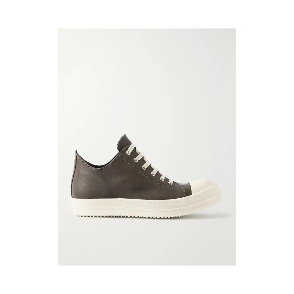 Rick Owens Ramones Sneakers Leather Sneakers Brown (RR02F4891)