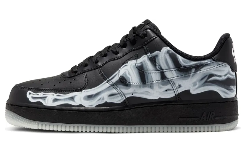 Nike Air Force AF 1 ‘Black Skeleton’ (2019) (BQ7541-001)