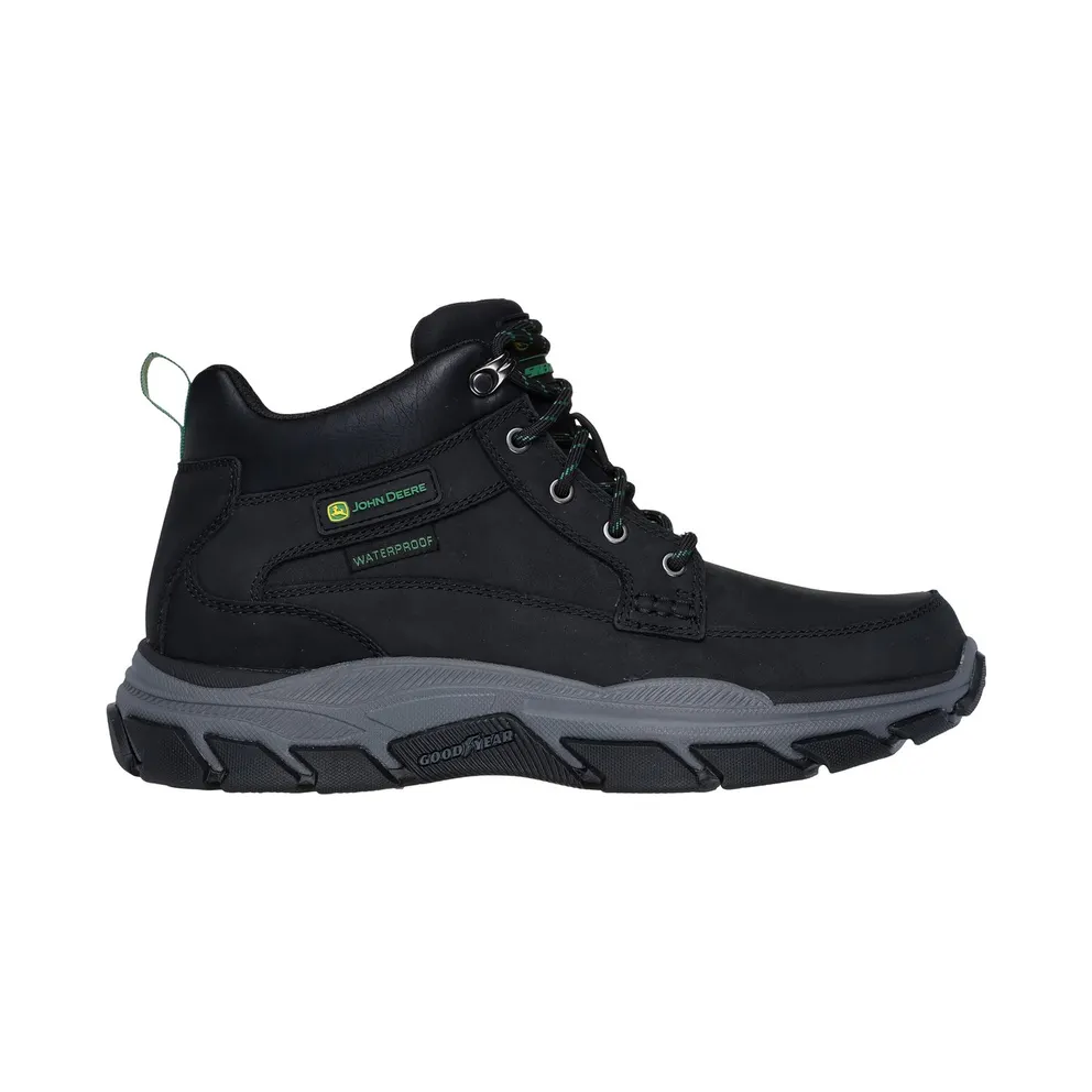 Skechers John Deere Waterproof: Respected “Landin Laars CM Black” (256003BLK)