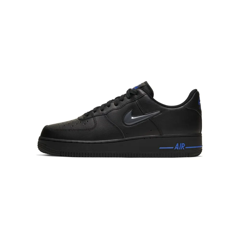 Nike Air Force 1 Low Jewel Black Grey Royal Black/Wolf Grey-Game Royal (CT3438-002)