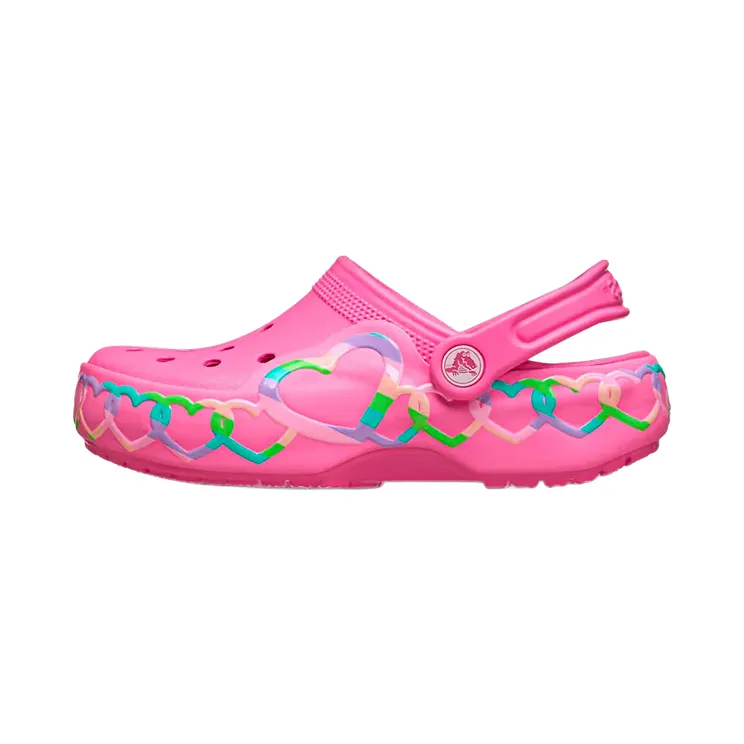 Crocs Classic Heart Lights Clog TD “Pink Lemonade” (213183-669)