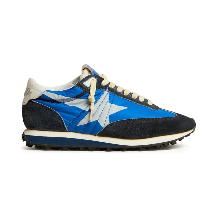 Golden Goose Marathon met sterrenprint “Blue” (GMF00683F005463)