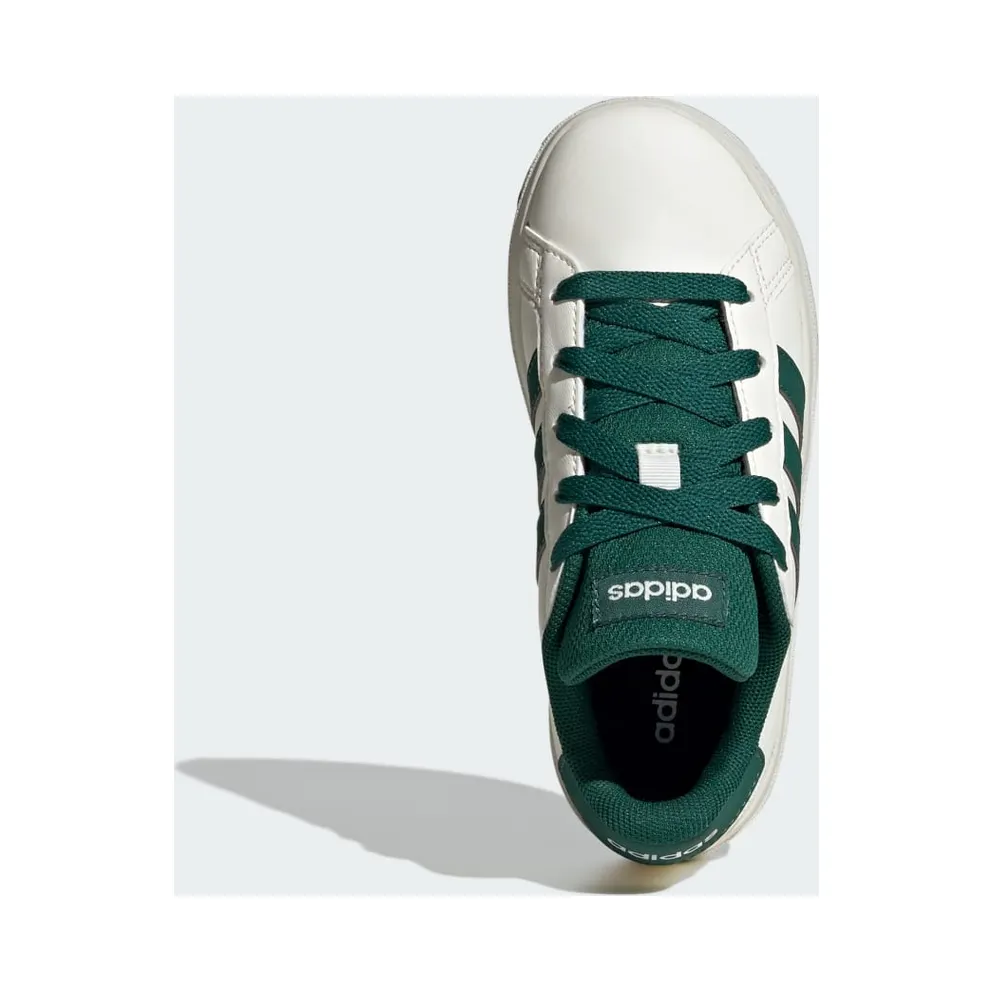 Adidas Grand Court Lifestyle Tennis Lace-Up Off White / Collegiate Green / Core Black (JQ0704)