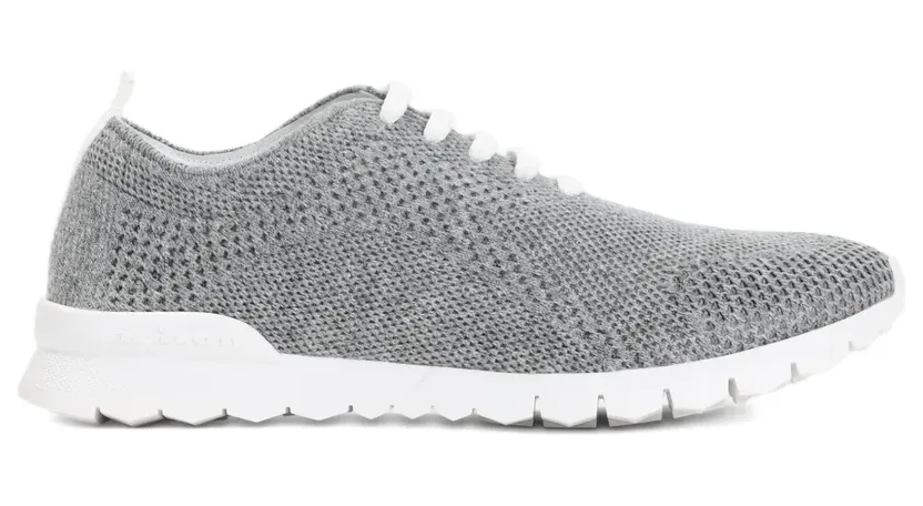 Kiton Sneakers in Strickoptik – Grau (USSFITSN0084767002)
