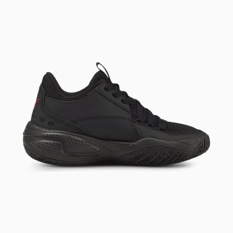 Puma Court Rider Pop Youth Basketball Black/Blue (37610801)