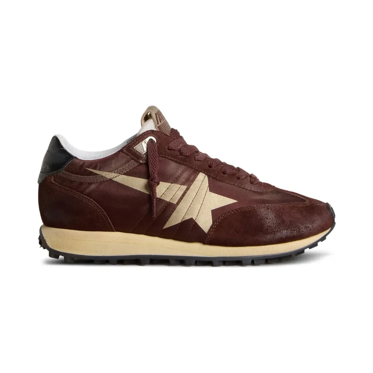 Golden Goose Marathon mit Sternpatch “Brown” (GWF00683F007841)