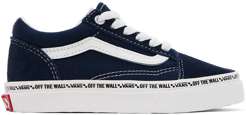 Vans Kids Navy Old Skool Little Kids (VN0A7Q5F4M0)