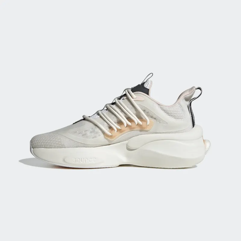 Adidas Alphaboost V1 Sustainable BOOST Lifestyle Running Cloud White / Wonder Quartz / Grey Five (HP6132)