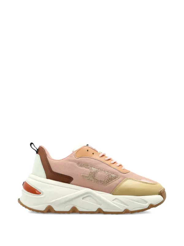Diesel S-Savannah sneakers met logo-applicatie – Zwart (Y03827P7618)