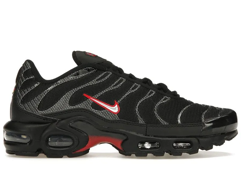 Nike Air Max Plus Black University Red Metallic Silver (HF4293-001)