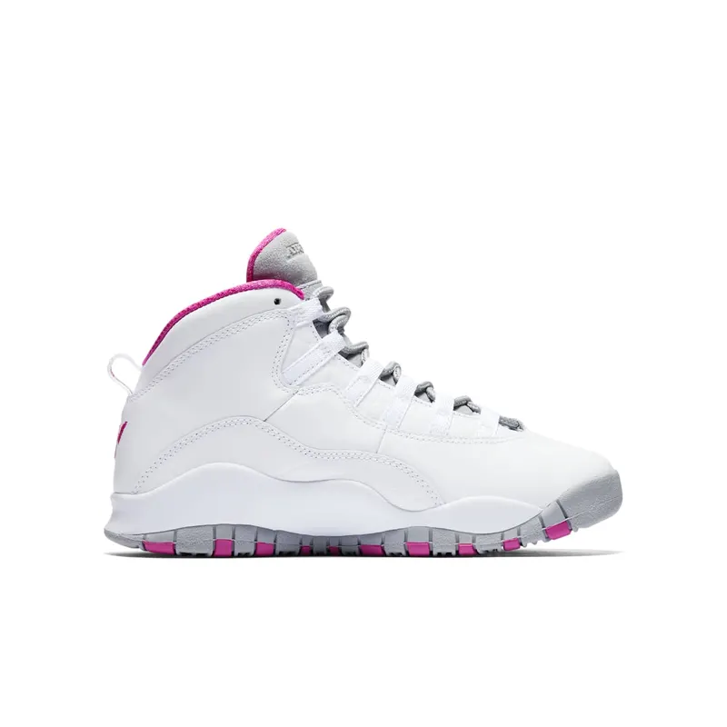 Jordan 10 Retro Maya Moore (GS) White/White-Fuchsia Flash-Wolf Grey (AA2900-159)