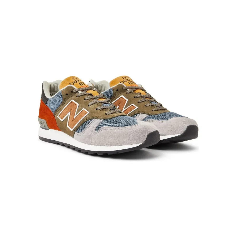 New Balance 670 MiUK Selected Edition Grey Green Blue (M670SED)