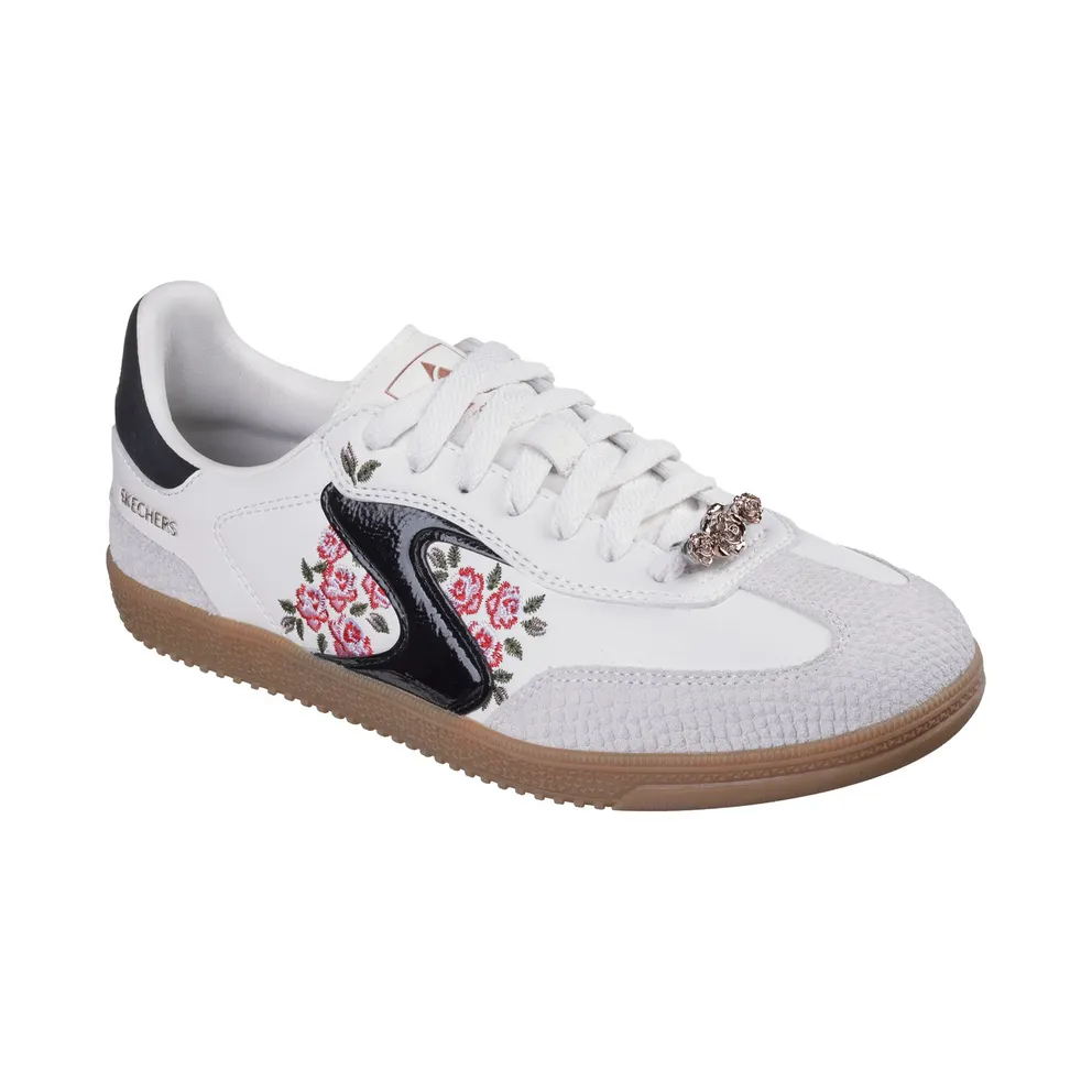 Skechers Hotshot – Fiercely Floral Sneaker White