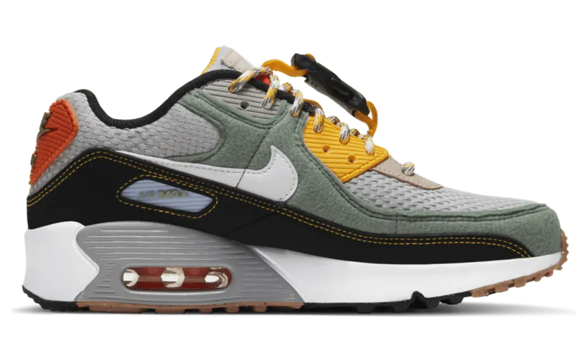 Nike Air Max 90 GS ‘Swoosh Compass’ Spiral Sage/Black/University Gold/White (DC2529-300)