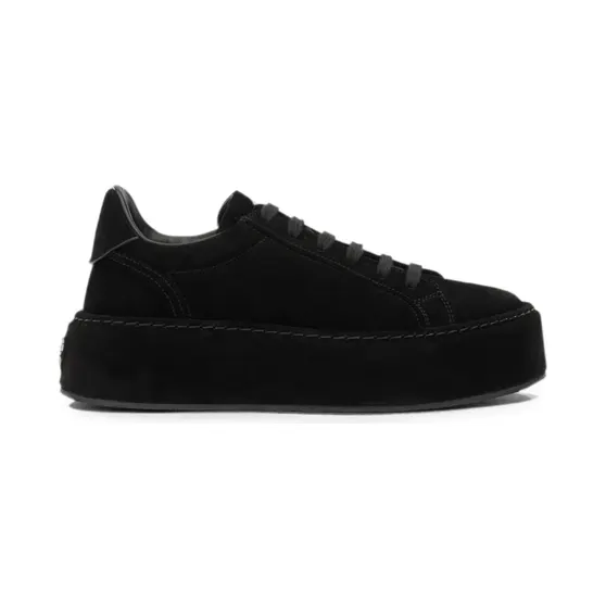 Casadei Renna Plateau-Sneakers aus Wildleder “Black” (2X121B050NRENNA)