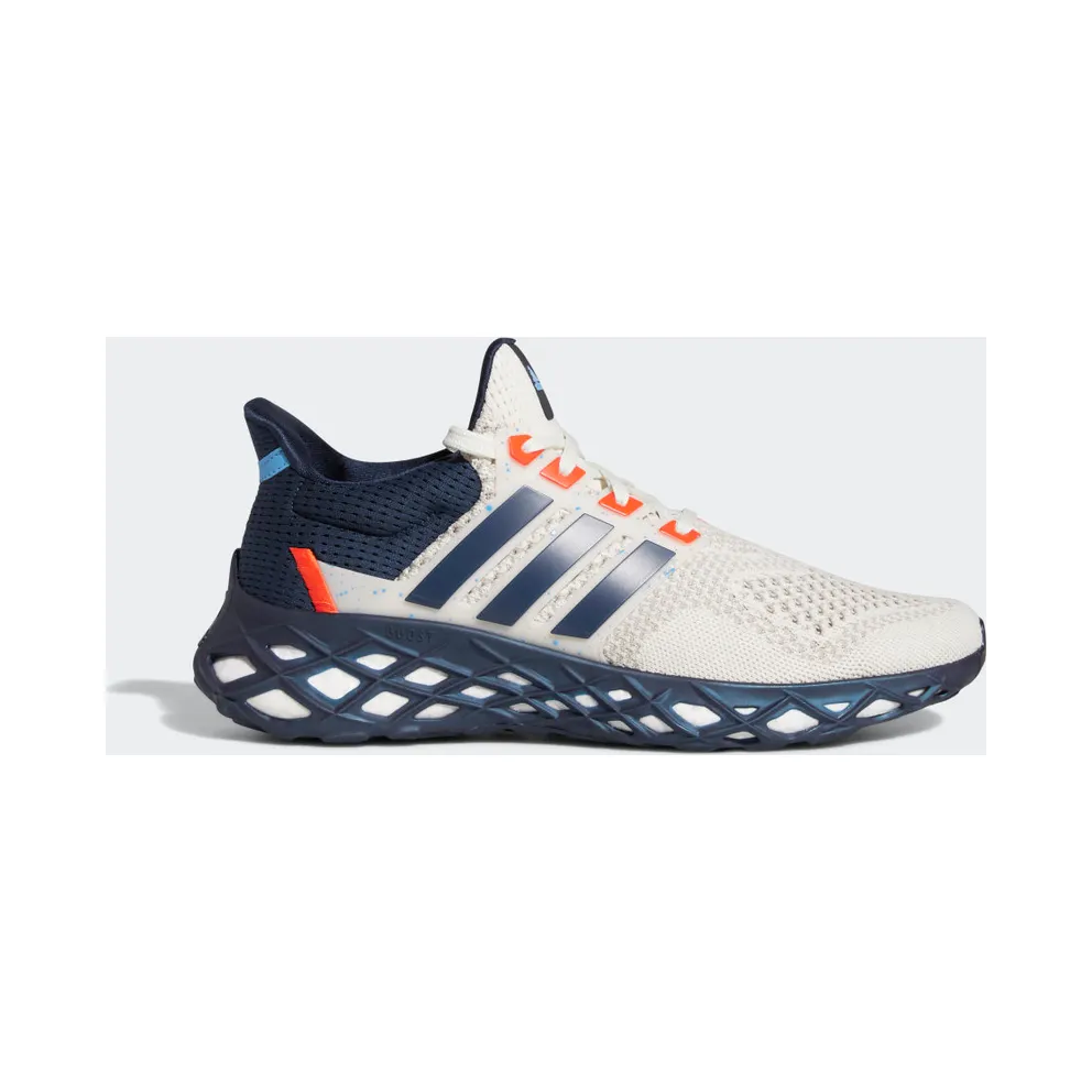 adidas Ultraboost Web DNA Running Sportswear Lifestyle Laufschuh Chalk White / Collegiate Navy / Impact Orange (GX2135)