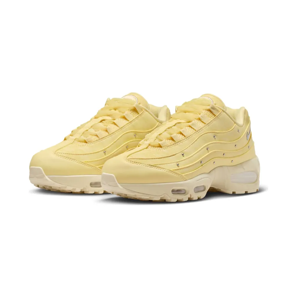 Nike Air Max 95 “Soft Yellow Silver Studded” (IQ3444-722)