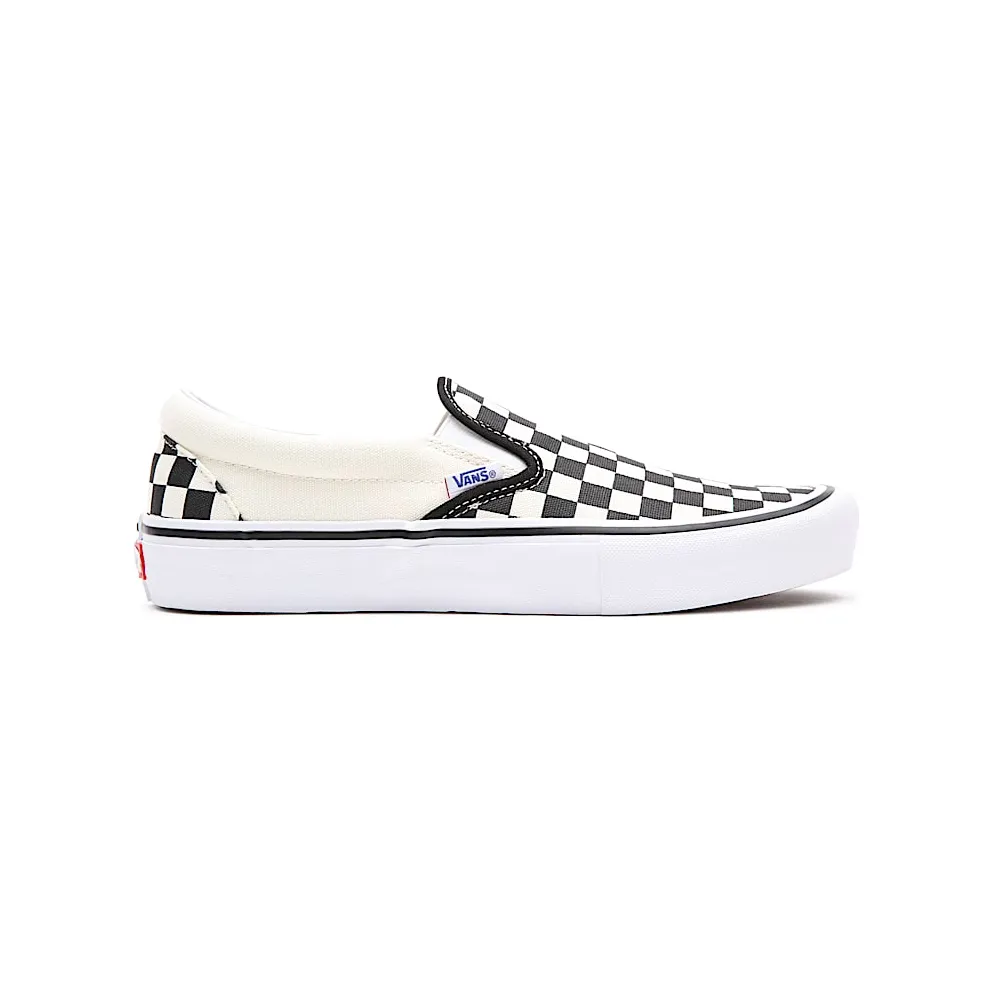 Vans Slip-On Pro Checkerboard Black White Black/White (VN0A347VAPK)