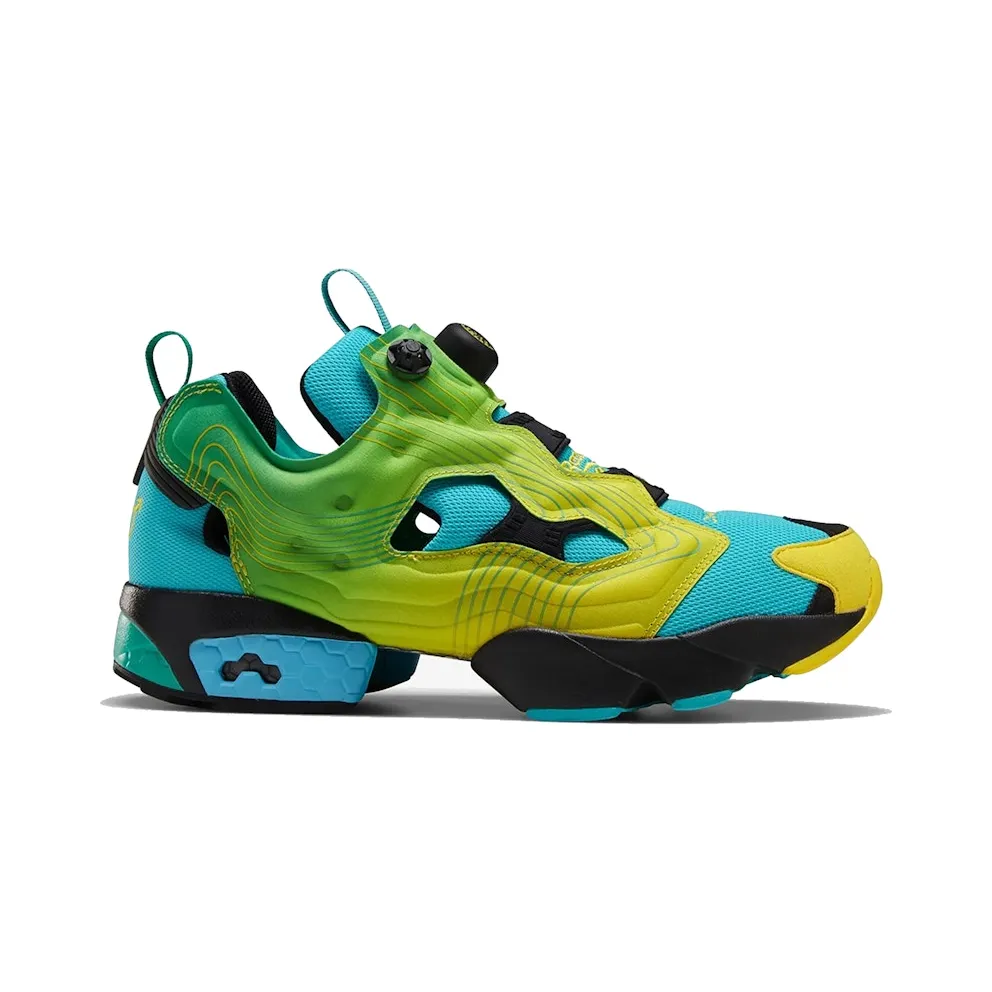 Reebok Instapump Fury Chromat Emerald Emerald/Alert Yellow-Glacier Blue (Other Brands Reebok)