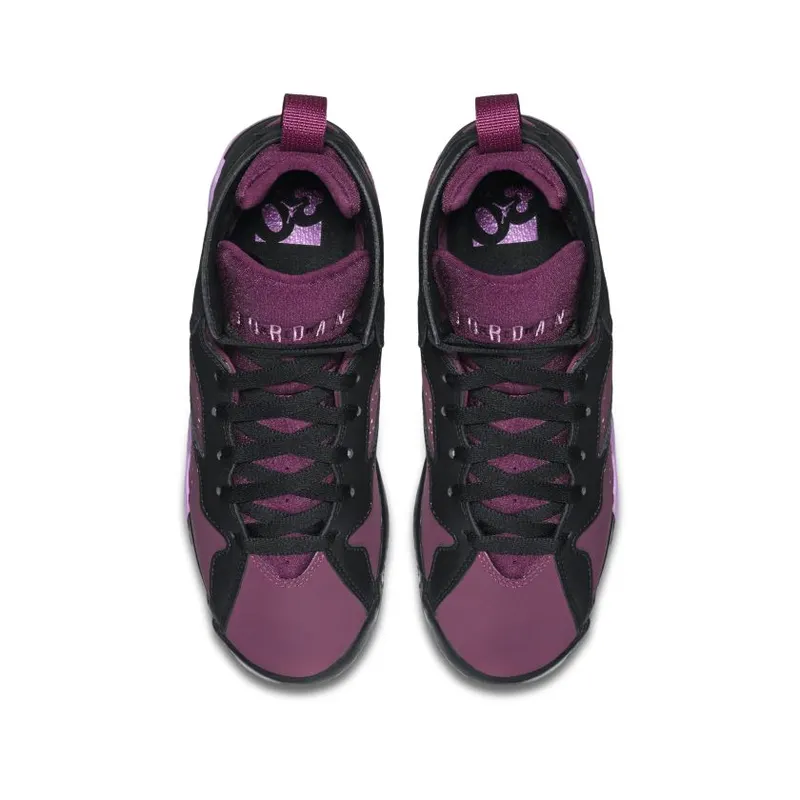 Jordan 7 Retro Mulberry (GS) Black/Fuchsia Glow-Mulberry Wolf (442960-009)