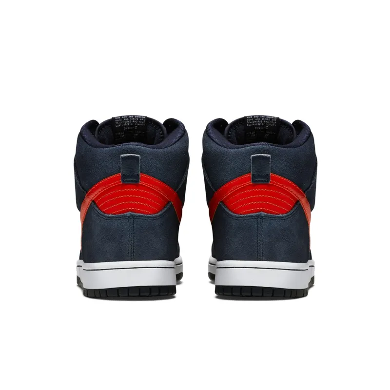 Nike Dunk SB High Syracuse Obsidian/Team Orange-White (305050-481)