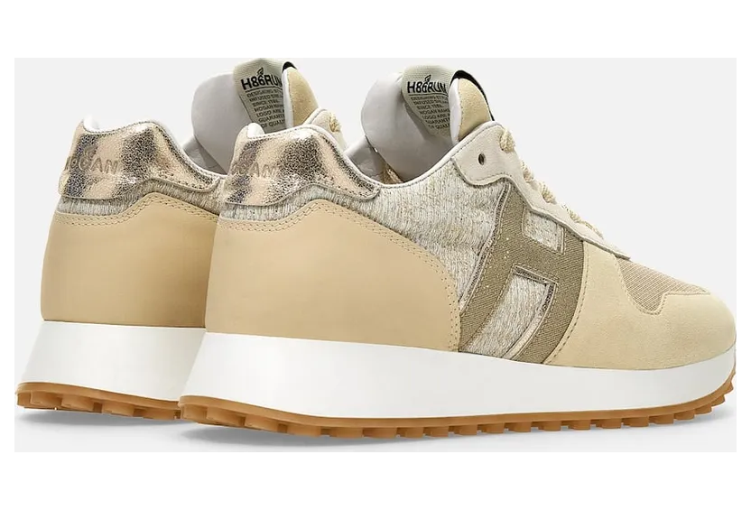 Sneakers Hogan H383 Ivory Gold (HXW4290CR00R4S0UAO) (2)