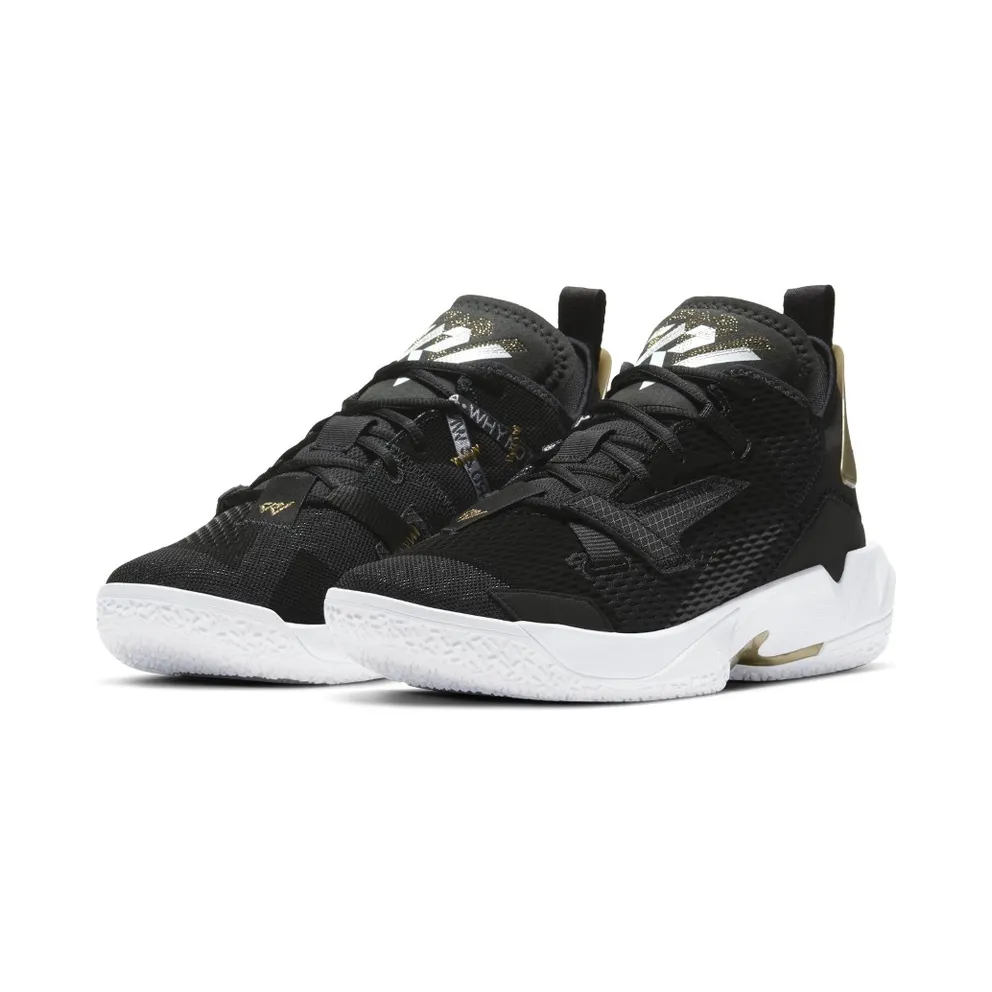 Jordan Why Not Zer0.4 PF ‘Family’ Black/White/Metallic Gold (CQ4231-001)