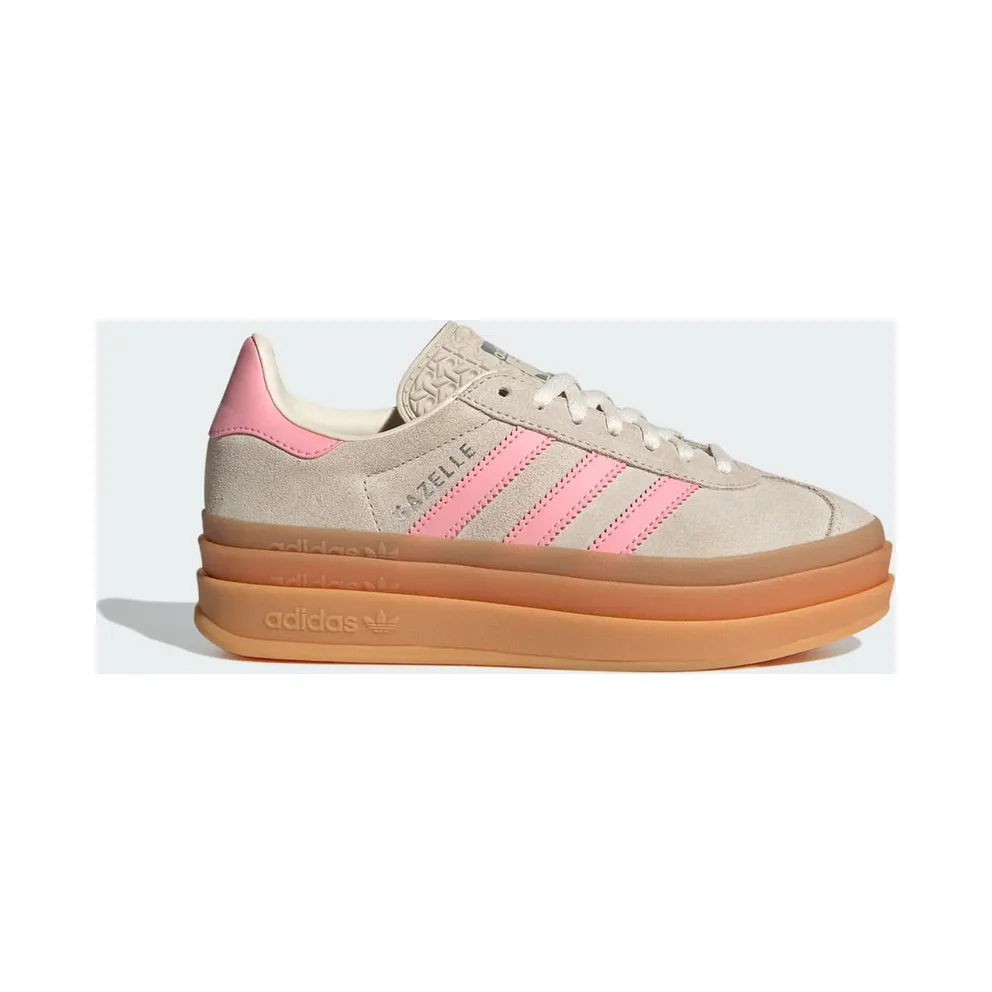 Adidas Gazelle Bold Kids Beige / Semi Pink Spark / Cream White (JQ7409)