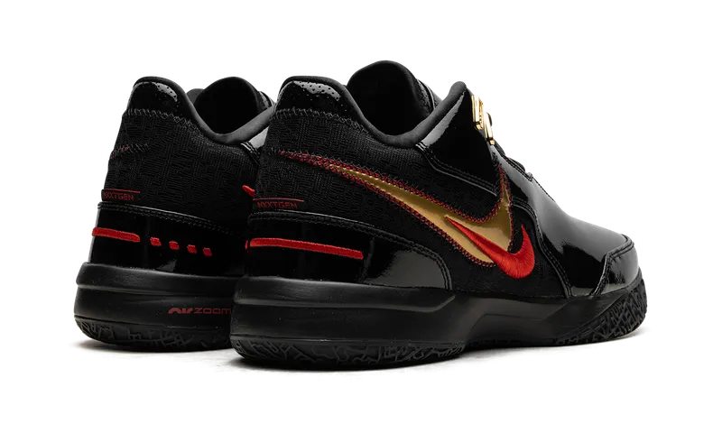 Nike Zoom LeBron NXXT Gen AMPD “Black University Red Gold” (FJ1567-001)